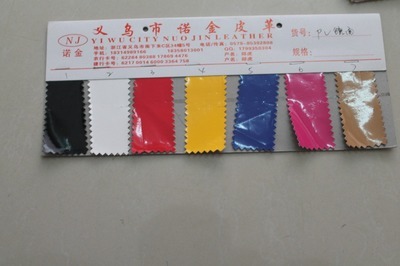 【诺金皮革现货直销PVC镜面系列 箱包革文具专业人造革】价格,厂家,图片,人造皮革,义乌市亚川皮革商行-